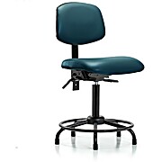 Vinyl Chair - Medium Bench Height Marine Blue Supernova Vinyl