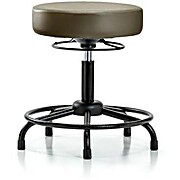 Vinyl Stool without Back - Marine Blue Supernova Vinyl