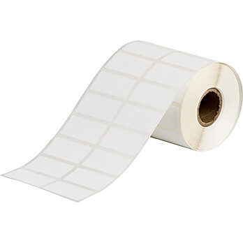 1" Small Core Removable Polypropylene General Identification Labels