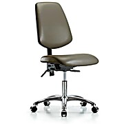 Vinyl Chair Chrome - Taupe Supernova Vinyl