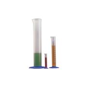 Polypropylene Graduated Cylinders With Blue Base