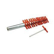 Cork Borer Sets with Handles, Plated Brass Set