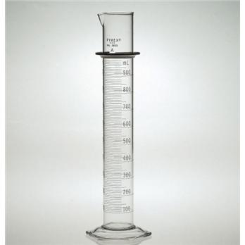 PYREX Double Metric Scale Cylinders, Class A, Graduated