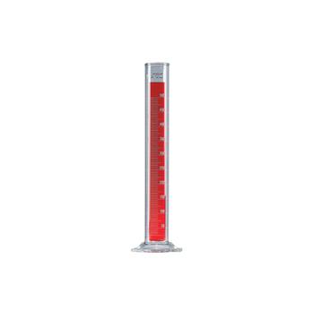 PYREX Metric Scale Lifetime Red Glass Cylinders