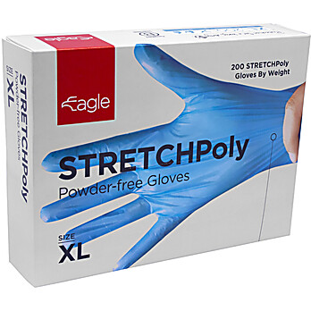STRETCHPoly Gloves, Blue