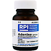 Adenine [6-Aminopurine] [Vitamin B4] USP, 5 Grams
