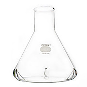 Corning Disposable Spinner Flask with Top Cap and Angled Sidearms Flat;