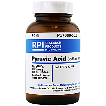 RPI Pyruvic Acid Sodium Salt, (Sodium Pyruvate)