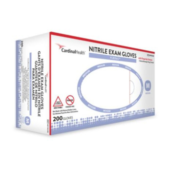FLEXAL Nitrile Exam Gloves, Non-Sterile, Textured Fingertips, 3.7mil Thick, Chemotherapy Tested