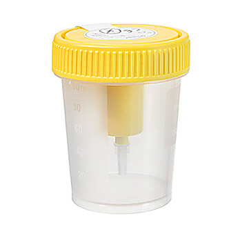 Urine Cup with integrated Transfer Device, Bulk