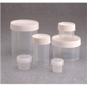 Precleaned Clear Tall Straight Sided Wide Mouth Jars, Assembled with White  Polypropylene Closure, .015 PTFE Lined