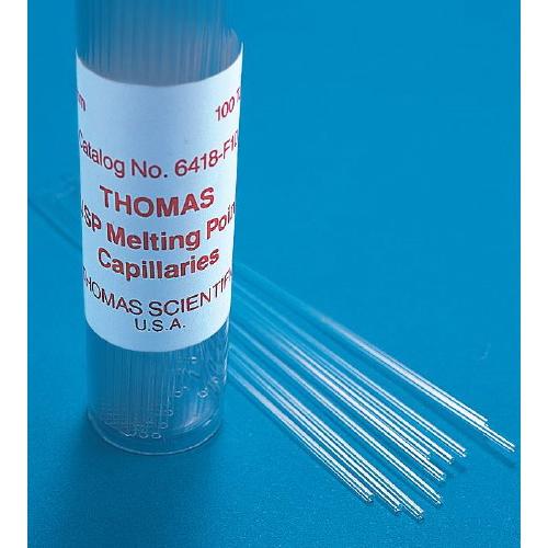 Thomas THO-NCT-9525 Borosilicate Glass Capillaries Melting Point Vial Pack of 100 