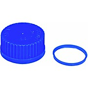 Blue Linerless Screw Cap with Inner Sealing Lip 45mm