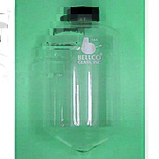 431431, Corning® 250 mL Square Polycarbonate Storage Bottles with 45 mm  Caps