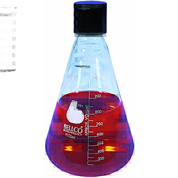 Graduated Erlenmeyer Flask, 1000mL With 38mm Cap