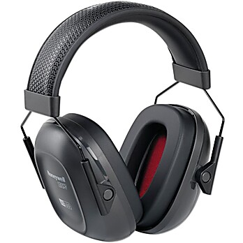 VeriShield 100 Series Passive Earmuff, VS110, 24 dB NRR, Black, Over-the-Head