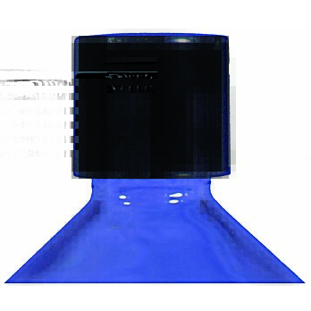 Blk Phenolic Screw Cap, 38mm Long Skirted - With Liner