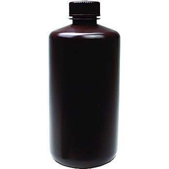United Scientific™ Reagent Bottle, Narrow Mouth, Amber
