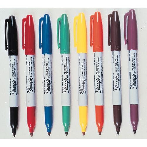 Cleanroom Felt Tip Markers - Red (12 pack) - GMP Labeling