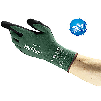  HyFlex® 11-842 Multi-Purpose gloves, now made green