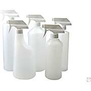 Grainger White/Green HDPE Trigger Spray Bottle, 32 oz, 3 PK