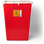 Sharps Container, 1 Quart, Disposable, Evidence Collection Containers, Forensic Supplies