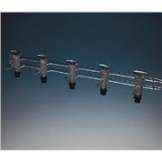 Double Vacuum/Gas Manifolds With Glass Plugs