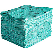 HazWik® High Visibility Safety Absorbent Pads 15 x 19 Case of 100 Pads