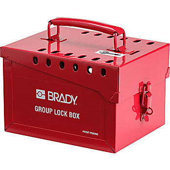 Brady® Portable Metal Group Lock Box