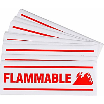 Haz-Warning Flammable Sign