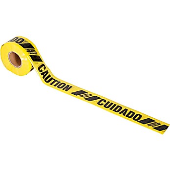 Reinforced Barricade Tape Roll - Polyethylene