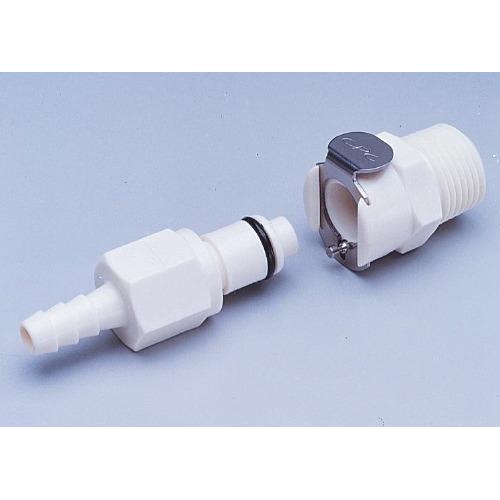 Colder AO-06361-34 Quick-Disconnect Panel-Mount Hose Barb Insert; Valved Delran 1/8 Tube ID 