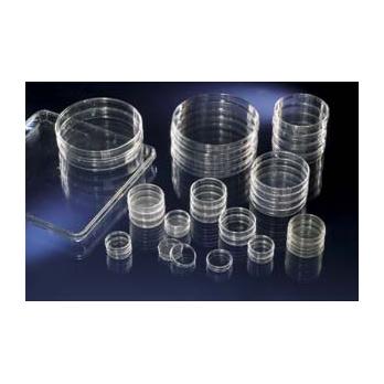 Sterile Culture Dishes, Nunclon  Treated, Round With Grid