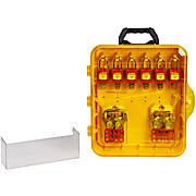 12-Lock Lockout Station with Keyed Different Nylon Safety Lockout Padlocks