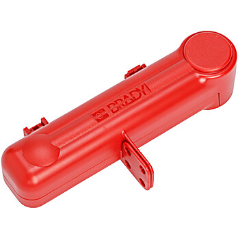 Butterfly Valve Lockout ABS Plastic 8.56 x 3.82 x 2.12 in Red