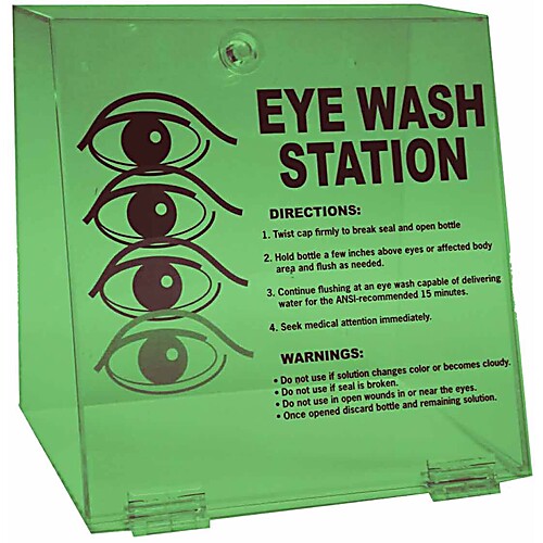 Double Bottle Eye Wash Station