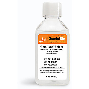 GemPure™ Select Water for Irrigation (WFIr) Quality Water (USP Grade)
