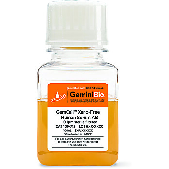 GemCell™ U.S. Human Serum AB -- Xeno-Free