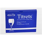 Sulfite in Wine Titrets Kit