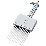 Eppendorf Research® plus, 12-CH, variable, 120 – 1,200 µL, dark green