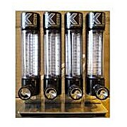 Gas Blending Stand,1-in 4-out, Air @ 1.2LPM; 65mm Read, Stainless Steel Base