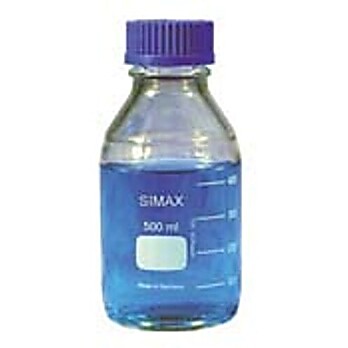 Media Bttle W/Blue S/Cap,250mL Simax