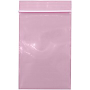 Minigrip ziplock, 6x8 4 mil antistatic zippit