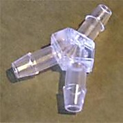 Y Barb Tubing Connector,1/4ID Pkg of 10"