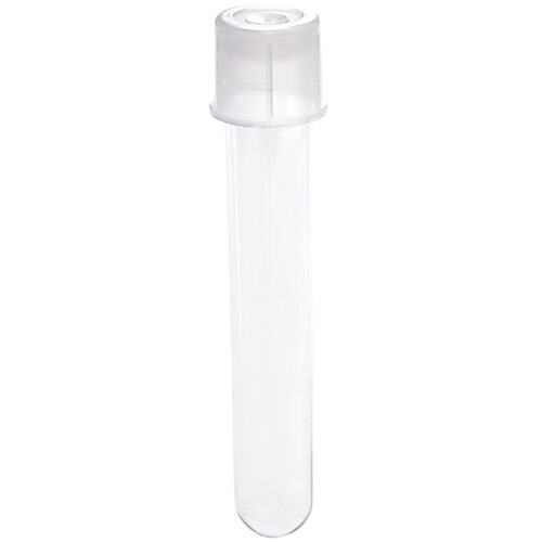 5mL Culture Tube and Dual Cap, PS, Sterile