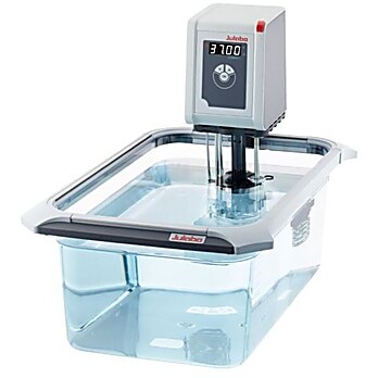 Heating circulator +20…+100 °C; 1 kW heater; 27L plastic tank, internal applications only