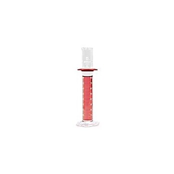 CL A Graduated Cylinder,500mL Double Metric Scale - TC