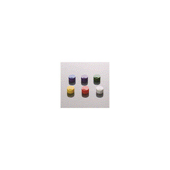 Cap Insert for Cryogenic Vial, Yellow, 100/pk, 1000/cs