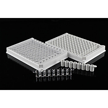 (old cat# 515201) 96 Well ELISA Plate, Undetachable, High Binding, Clear, Non-sterile, 5/pk, 50/cs
