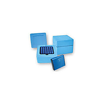 Ice Free Cool Box for 12 Tubes, 1mL/2mL Tubes, Square Shape, 1/pk, 1/cs